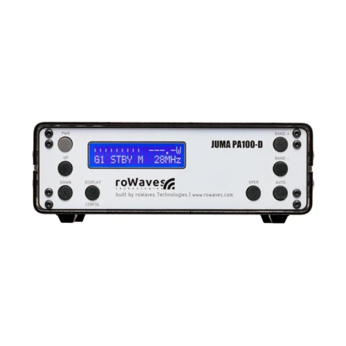 PA100D option E front JUMA PA-100D, 100W HF linear PA, 160-10m