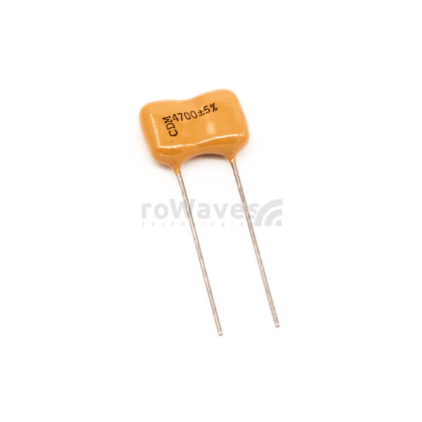 4700pF 500V silver mica capacitor rowaves Mica capacitor 4700pF 500V dipped