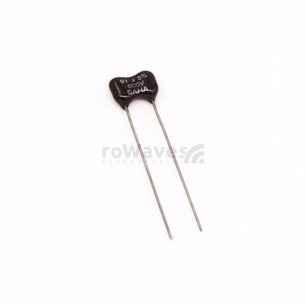 91pF 500V silver mica capacitor rowaves Mica capacitor 91pF 500V dipped