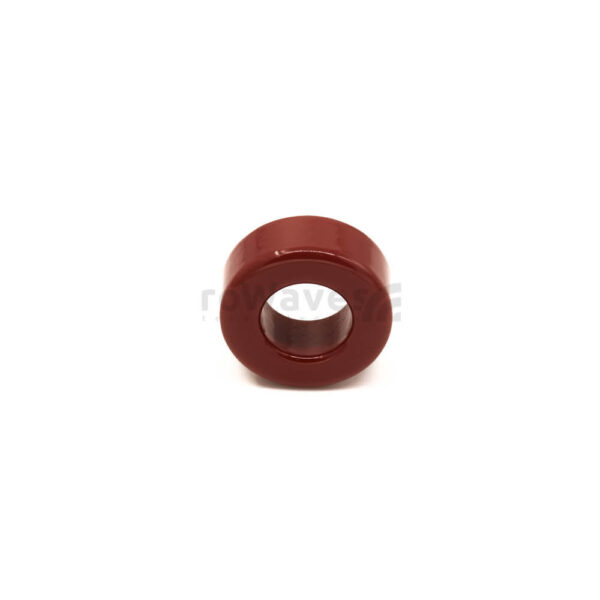 T106-2 Red Toroid Core | Micrometals front T106-2 iron powder toroid core