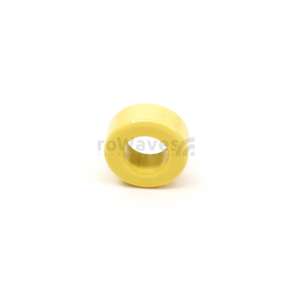 T106-6 Yellow Toroid Core Micrometals front T106-6 iron powder toroid core