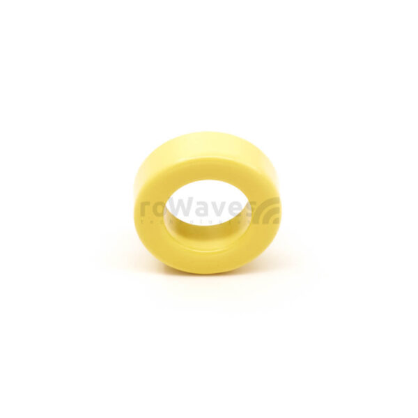 T130-6 Yellow Toroid Core Micrometals front T130-6 iron powder toroid core