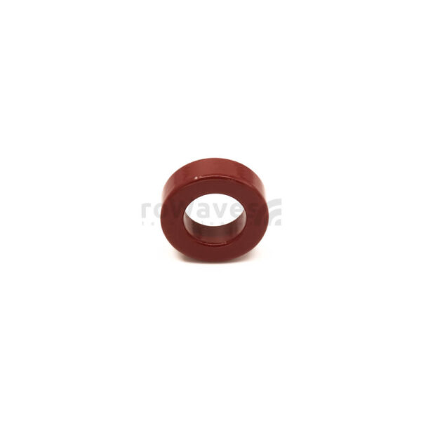 T94-2 Red Toroid Core | Micrometals front T94-2 iron powder toroid core