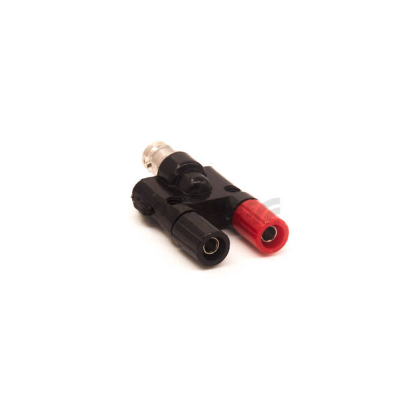 BNC-female to 4mm banana plug adapter back BNC-female to banana-female 4mm adapter