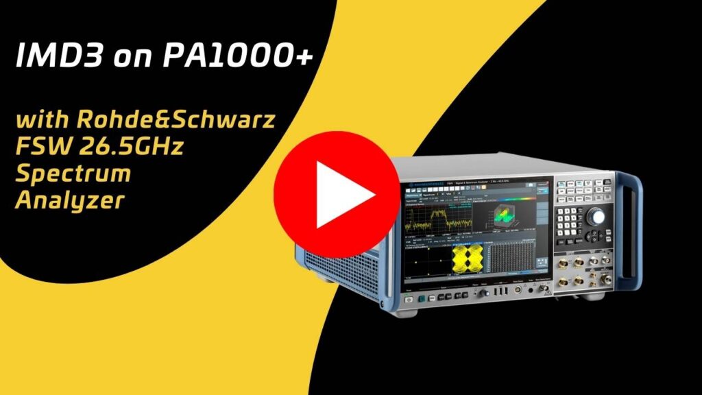 IMD3 on PA1000 FSW RS