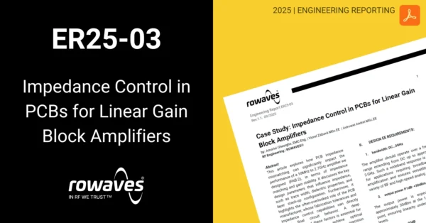 Case Study Impedance Control in PCBs for Linear Gain Block Amplifiers